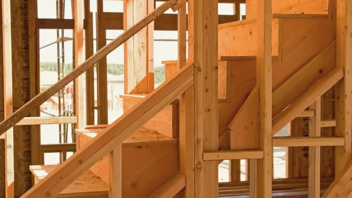 Stairs in construction